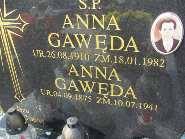 Anna Gawęda 1875 Podstolice - Grobonet - Wyszukiwarka osób pochowanych