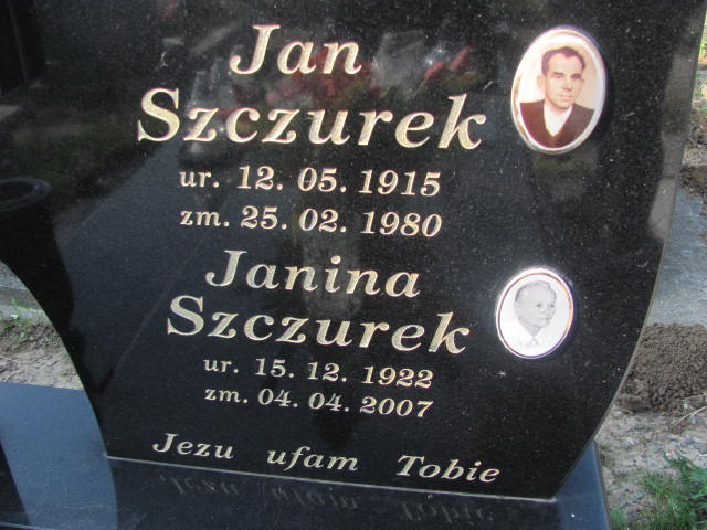 Janina Szczurek 1922 Podstolice - Grobonet - Wyszukiwarka osób pochowanych