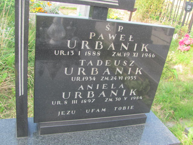 Tadeusz Urbanik 1934 Podstolice - Grobonet - Wyszukiwarka osób pochowanych