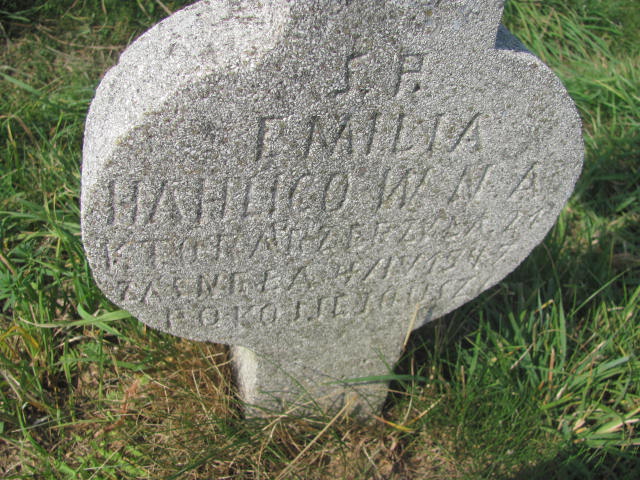 Emilia Hachlica  1926 Podstolice - Grobonet - Wyszukiwarka osób pochowanych
