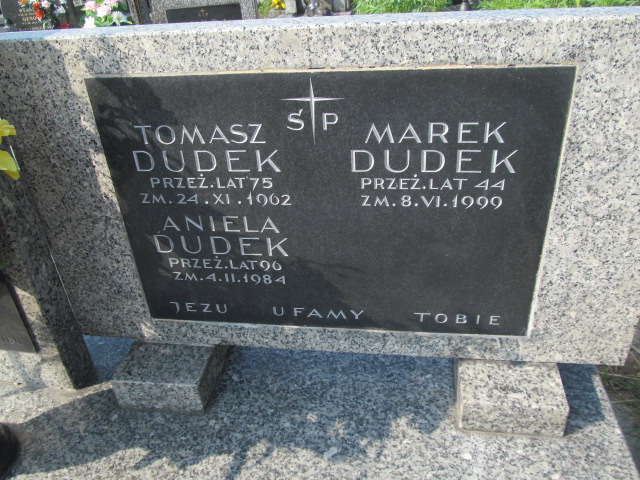 Tomasz Dudek 1885 Podstolice - Grobonet - Wyszukiwarka osób pochowanych