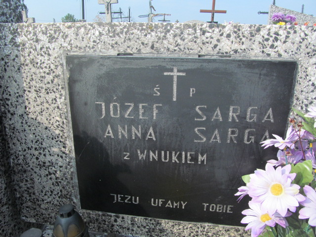 Józef Sarga 1884 Podstolice - Grobonet - Wyszukiwarka osób pochowanych
