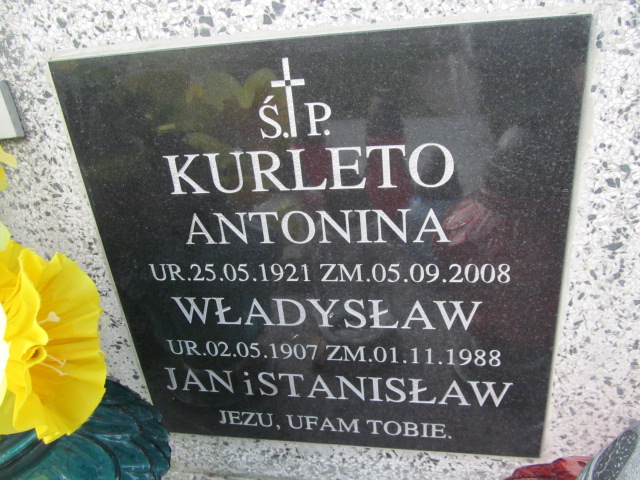 Jan Kurleto Podstolice - Grobonet - Wyszukiwarka osób pochowanych