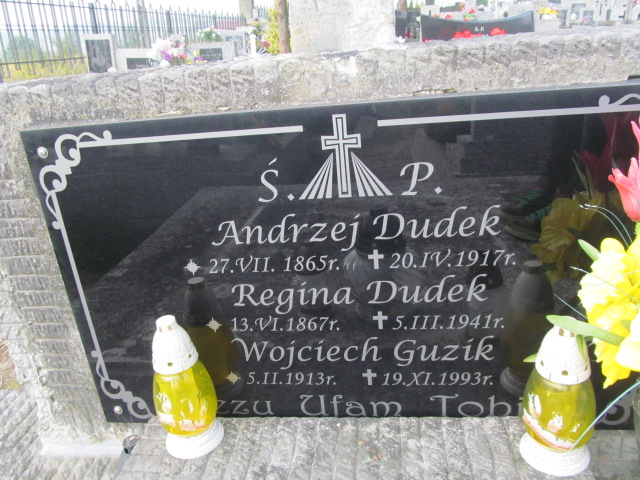 Regina Dudek 1867 Podstolice - Grobonet - Wyszukiwarka osób pochowanych