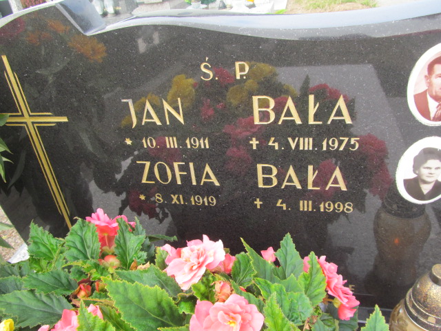 Zofia Bała 1919 Podstolice - Grobonet - Wyszukiwarka osób pochowanych