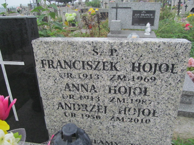 Franciszek Hojoł 1913 Podstolice - Grobonet - Wyszukiwarka osób pochowanych
