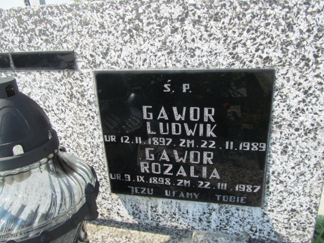 Ludwik Gawor 1897 Podstolice - Grobonet - Wyszukiwarka osób pochowanych