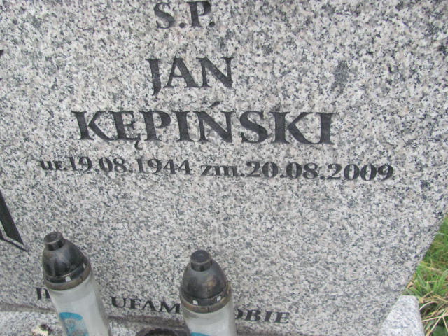 Jan Kępiński 1944 Podstolice - Grobonet - Wyszukiwarka osób pochowanych